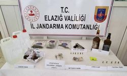 Elazığ'da kaçak içki ve uyuşturucu operasyonunda 8 şüpheli yakalandı