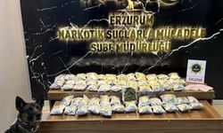 Erzurum'da 6 kilo 975 gram uyuşturucu ele geçirildi, 1 zanlı tutuklandı