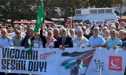 İsrail'in Filistin'e yönelik saldırıları İstanbul'da protesto edildi