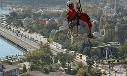 İstanbul'daki teleferik hatlarında kurtarma tatbikatı yapıldı