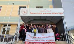 Karaman'da üniversite öğrencileri huzurevlerini ziyaret etti