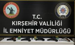 Kırşehir'de yasa dışı silah ticareti operasyonu