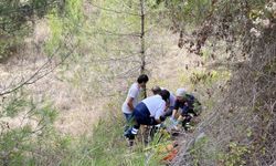 Sakarya'da şarampole devrilen motosikletin sürücüsü yaralandı