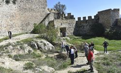 Sinop'ta sarp kayalıklar üzerine kurulu Boyabat Kalesi dikkat çekiyor