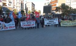 Burhaniye'de kadına şiddet ve çocuk cinayetleri protestosu