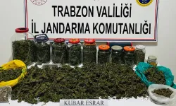 Trabzon'da 7 kilogram kubar esrar ele geçirildi