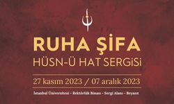 "Ruha Şifa" hüsnühat sergisi Boğaziçi Üniversitesinde açıldı