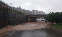 Trabzon'da sağanak etkili oldu