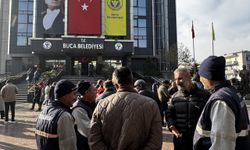 Buca Belediyesi'nde işçiler greve başladı