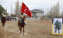 Çubuk’ta atlı okçuluk yarışması düzenlendi.