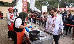 Edirne'deki gastronomi festivalinde yemek yarışmaları düzenlendi