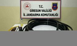 Giresun'da kablo hırsızlığı iddiasıyla 1 kişi tutuklandı