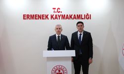 Karaman Valisi Çiçekli Ermenek ilçesini ziyaret etti