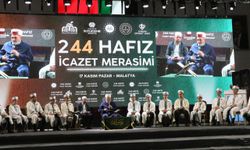 Malatya'da hafızlığı tamamlayan 244 öğrenci için icazet töreni yapıldı