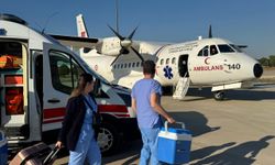 TSK'ya ait ambulans uçak organ nakli için havalandı