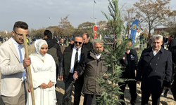 Aksaray'da fidanlar toprakla buluştu