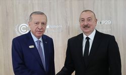 Cumhurbaşkanı Erdoğan, Azerbaycan Cumhurbaşkanı Aliyev ile bir araya geldi