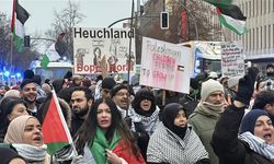 Berlin'de İsrail'in Filistin'e saldırıları protesto edildi