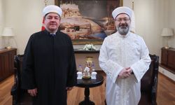 Diyanet İşleri Başkanı Erbaş, Polonya Müslümanları Dini İdare Başkanı Miskiyeviç ile görüştü