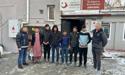 Kars'ta 6 düzensiz göçmen yakalandı