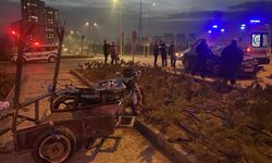 Kayseri'de otomobil ile motosikletin çarpışması sonucu 4 kişi yaralandı