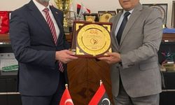 TÜSF Başkanı Mutlu Türkmen'den, Libya Öğrenci Sporları Federasyonuna ziyaret