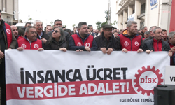 DİSK İzmir'den seslendi: "Vergide adalet olmadan, gelirde adalet olmaz"