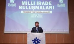 Adalet Bakanı Tunç, Milli İrade Buluşmaları programında konuştu: