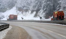 Kastamonu'da kar yağışı etkili oldu