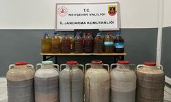 Nevşehir'de 471 litre kaçak içki ele geçirildi