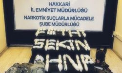 Hakkari'de 42 kilogram sentetik uyuşturucu ele geçirildi