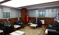 İl Tarım ve Orman Müdürü Saklav ve beraberindekiler, Başkan Büyükkılıç'ı ziyaret etti