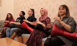 Yozgat'ta kadınlar kurdukları darbuka ritim grubu ile sosyalleşiyor