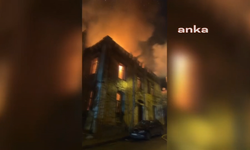 Klip çekerken tarihi bina yandı: 11 gözaltı