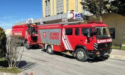 Arnavutköy Devlet Hastanesi'nde çıkan yangın söndürüldü