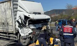 Tekirdağ'da kamyonun çarptığı tırın sürücüsü öldü