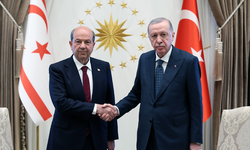 Erdoğan, KKTC Cumhurbaşkanı Tatar ile bir araya geldi