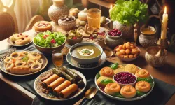 Lezzetli ve Geleneksel Bir İftar Sofrası