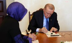 Erdoğan, Kızılay Genel Başkanı Yılmaz'ı kabul etti