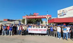 DYO Boya işçileri zam talebiyle grevde