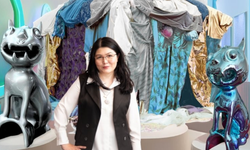 Hiromita "Kalbin Çağrısına Yolculuk" adlı enstalasyonu ile 5. ArtContact İstanbul Çağdaş Sanat Fuarı’nda.