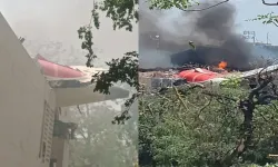 Hindistan'da yolcu uçağı düştü! Enkazda arama kurtarma çalışmaları sürüyor