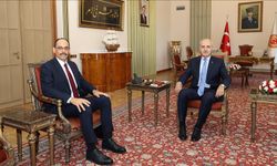 TBMM Başkanı Kurtulmuş ile MİT Başkanı Kalın bir araya geldi