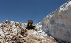 Adıyaman’da 40 derece havada kar mesaisi