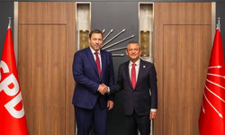 Özgür Özel, TBMM'de SPD heyetiyle görüştü