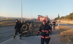 Çorum Sungurlu’da motosiklet ile otomobilin çarpıştığı trafik kazasında 3 yaralı