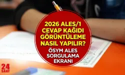 2026 ALES/1 Cevap Kağıdı Görüntüleme Nasıl Yapılır? ÖSYM ALES Sorgulama Ekranı Açıldı mı?