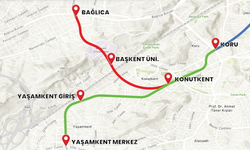 Ankara'da Koru–Yaşamkent ve Koru–Bağlıca Uzatma Hattı Projesi'nde yeni gelişme