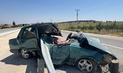 Karaman-Mersin yolunda kaza: Bariyere çarpan otomobilin sürücüsü yaralandı