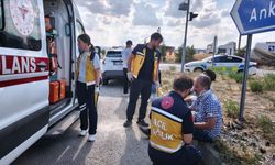 Kırıkkale Karakeçili'de iki otomobilin çarpıştığı trafik kazasında 6 yaralı